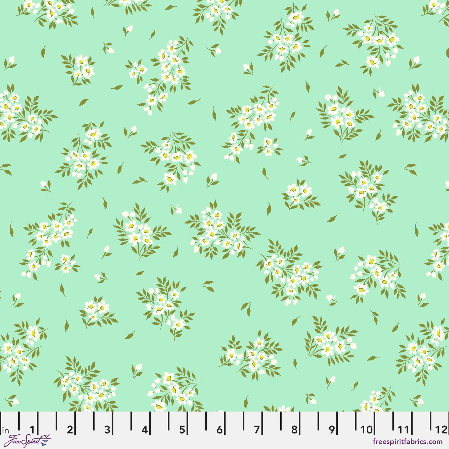 What a Ditz Spearmint True Colors 2025 Tula Pink Freespirit Fabrics Fabric Fetish