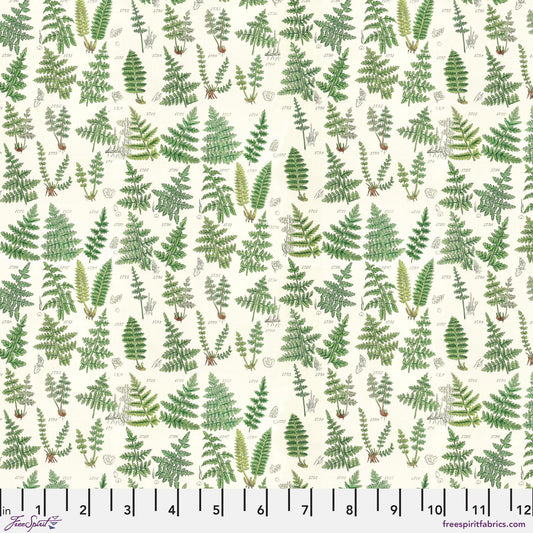 Ferns Green Palette Green Tim Holtz 100% Quilters Cotton PWTH265 GREEN Fabric Fetish