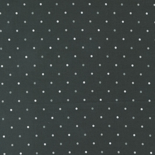 Magic Dot Charcoal Magic Dot Lella Boutique Moda Fabric Fetish