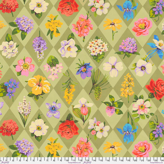 State Flowers Sage Nation of Flowers Martha Negley Freespirit Fabric Fabric Fetish