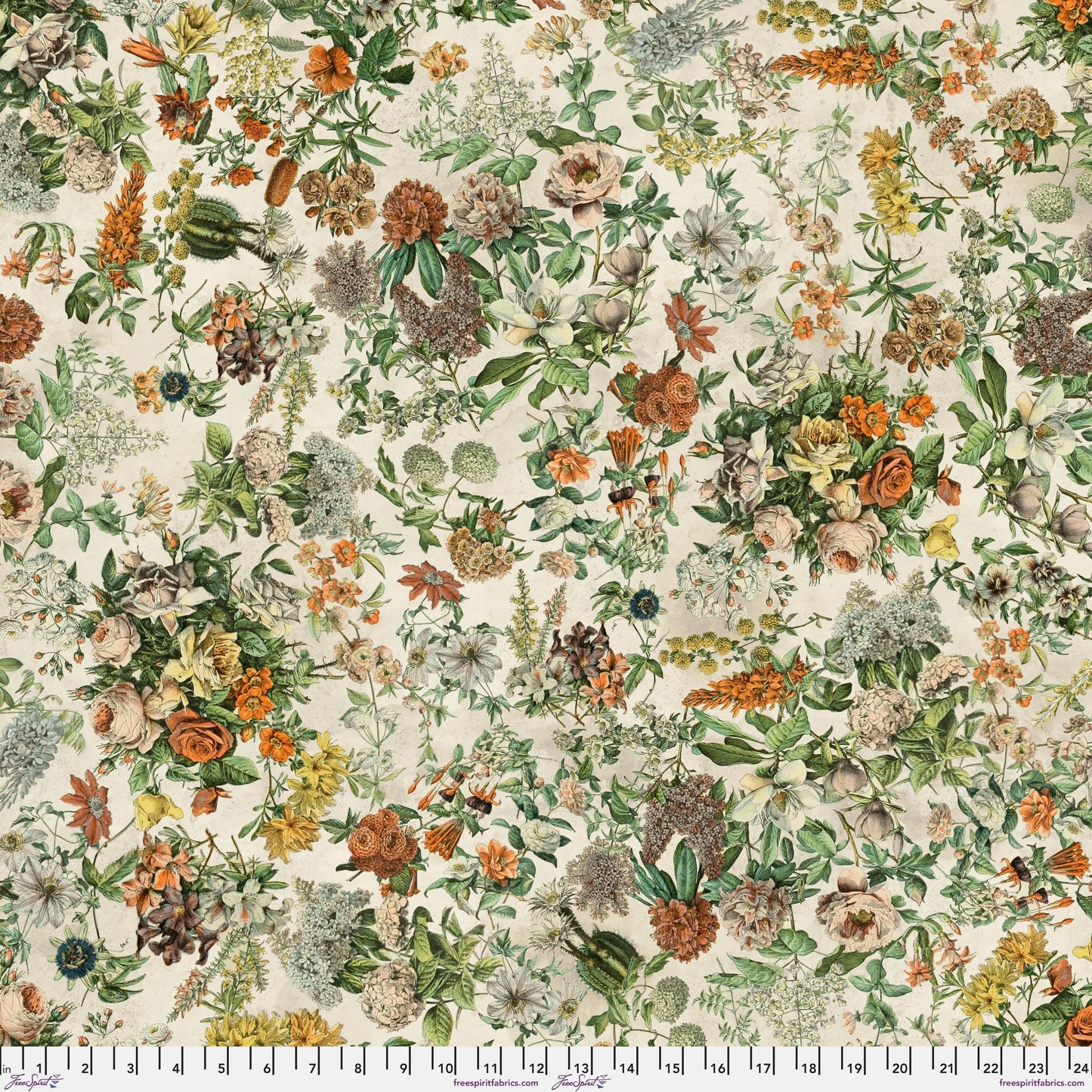 108" WIDEBACK Botanical - Tim Holtz - Palette Program Wide-Back - Freespirit Fabric