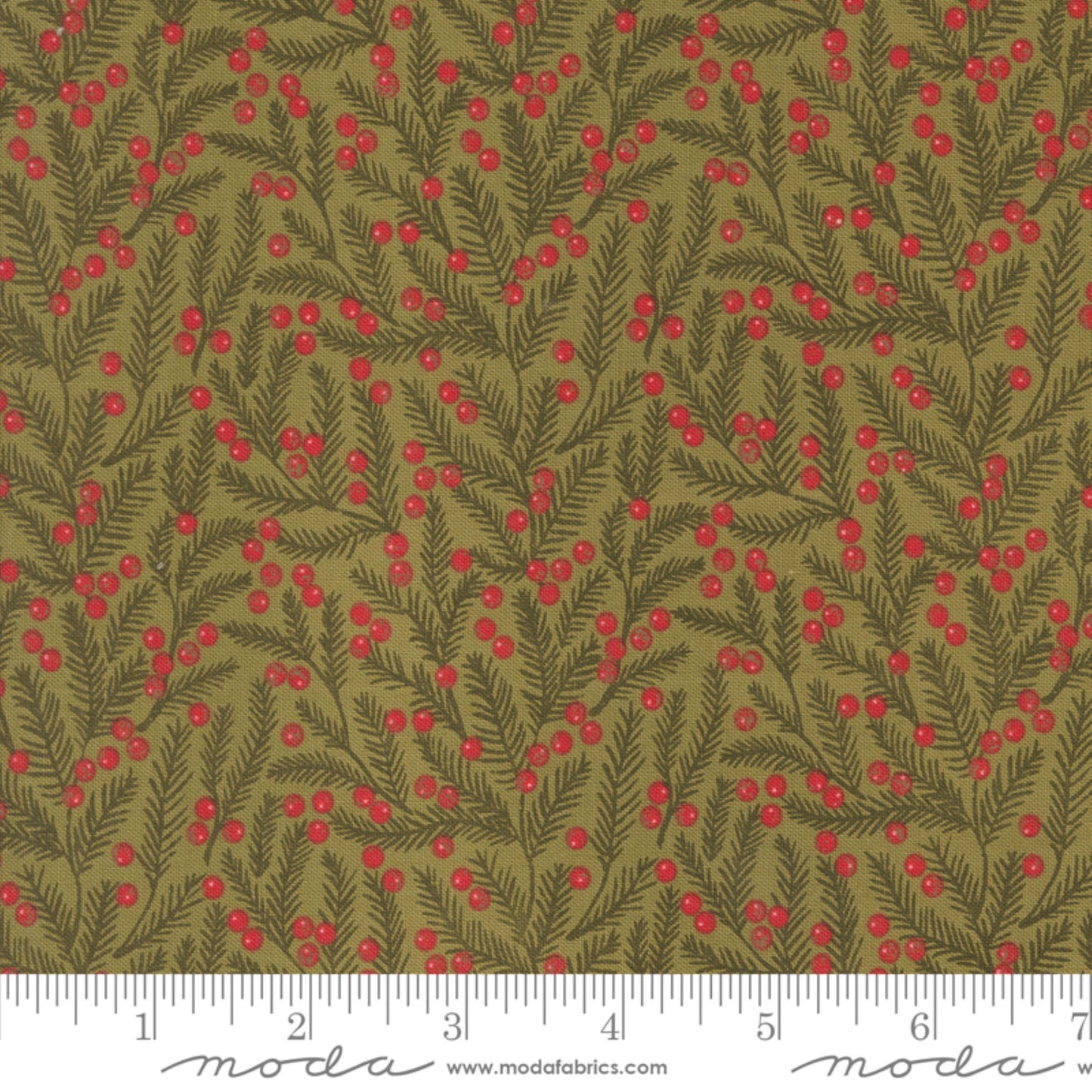 Pine Needles Sage Berry and Pine Lella Boutique Moda Fabric Fetish