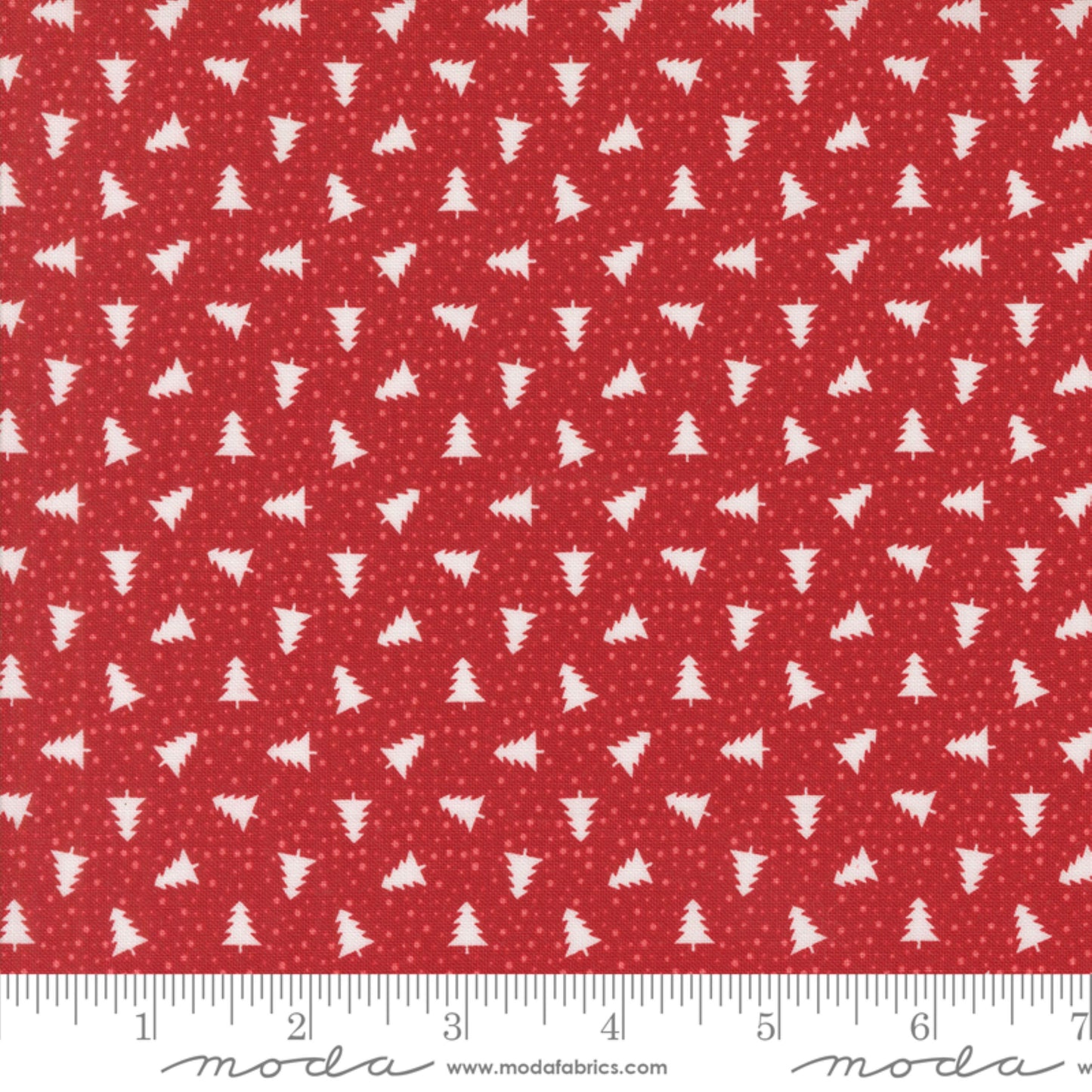 Little Trees Cranberry Berry and Pine Lella Boutique Moda Fabric Fetish