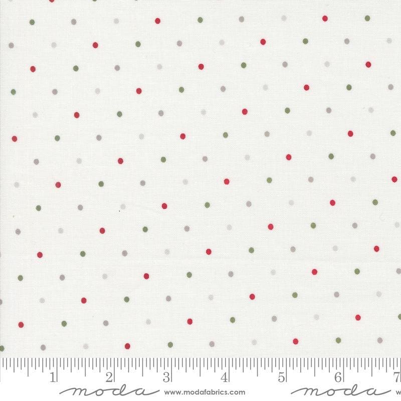 Magic Dot Christmas Berry and Pine Lella Boutique Moda Fabric Fetish