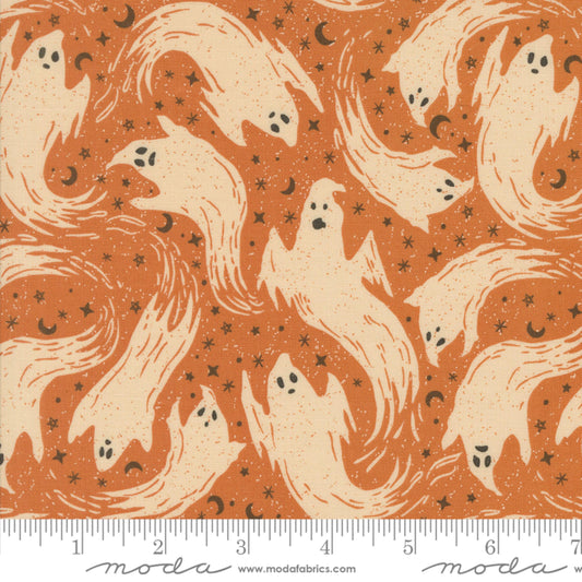 Ghostly Ghost Pumpkin Home Sweet Haunt Stacy Iest Hsu Moda Fabric Fetish