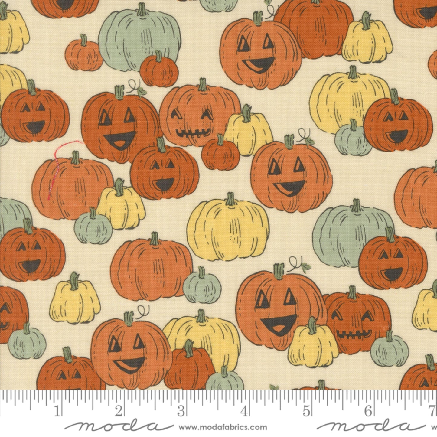 Pumpkin Patch Bone Home Sweet Haunt Stacy Iest Hsu Moda Fabric Fetish