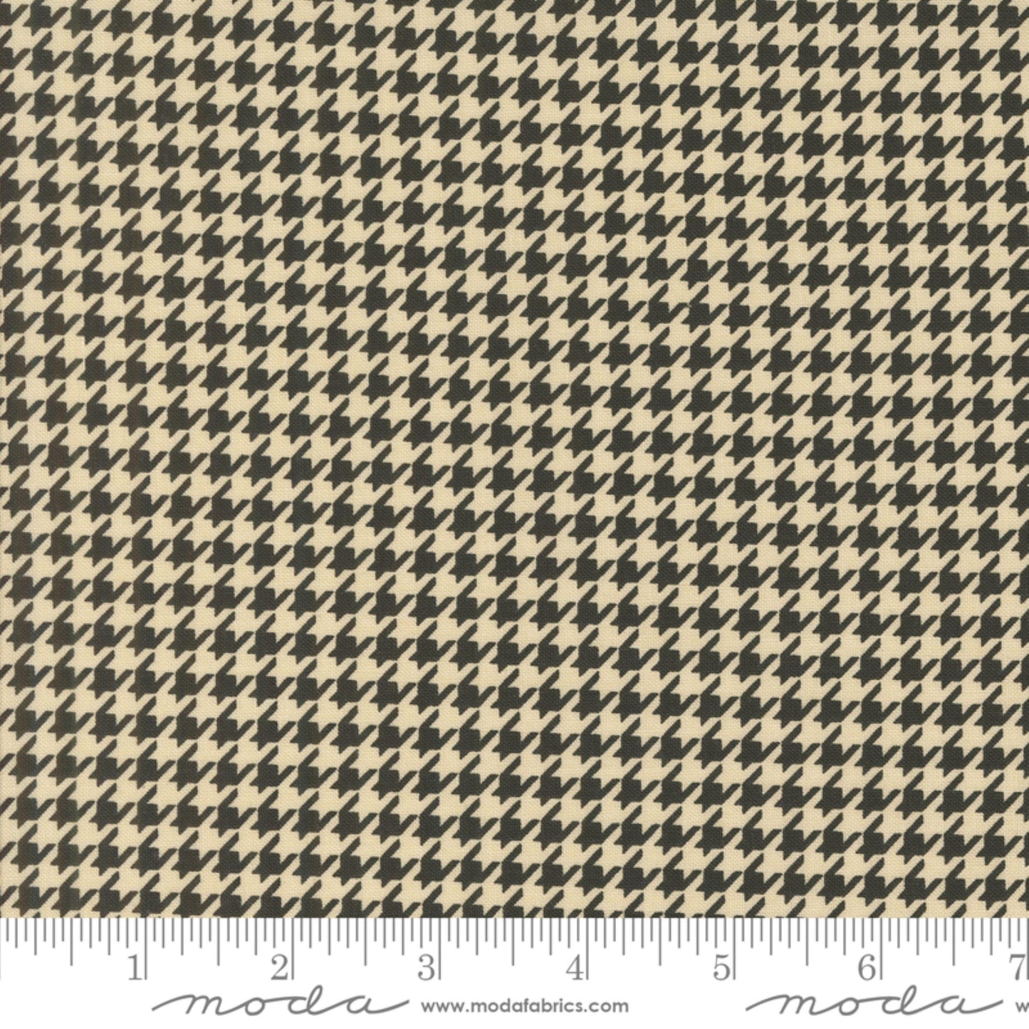 Houndstooth Bone Home Sweet Haunt Stacy Iest Hsu Moda Fabric Fetish