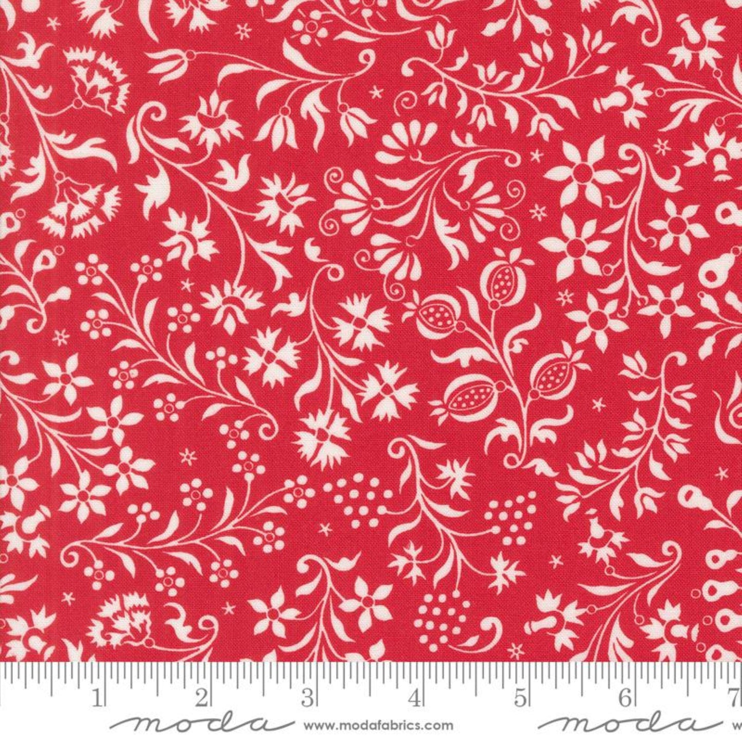 Happy Harvest Floral Pomegranate Buon Natale Fig Tree Co Moda Fabrics Fabric Fetish