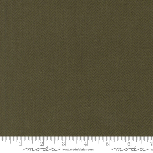 Yule Herringbone Wintergreen Berry and Pine Lella Boutique Moda Fabric Fetish