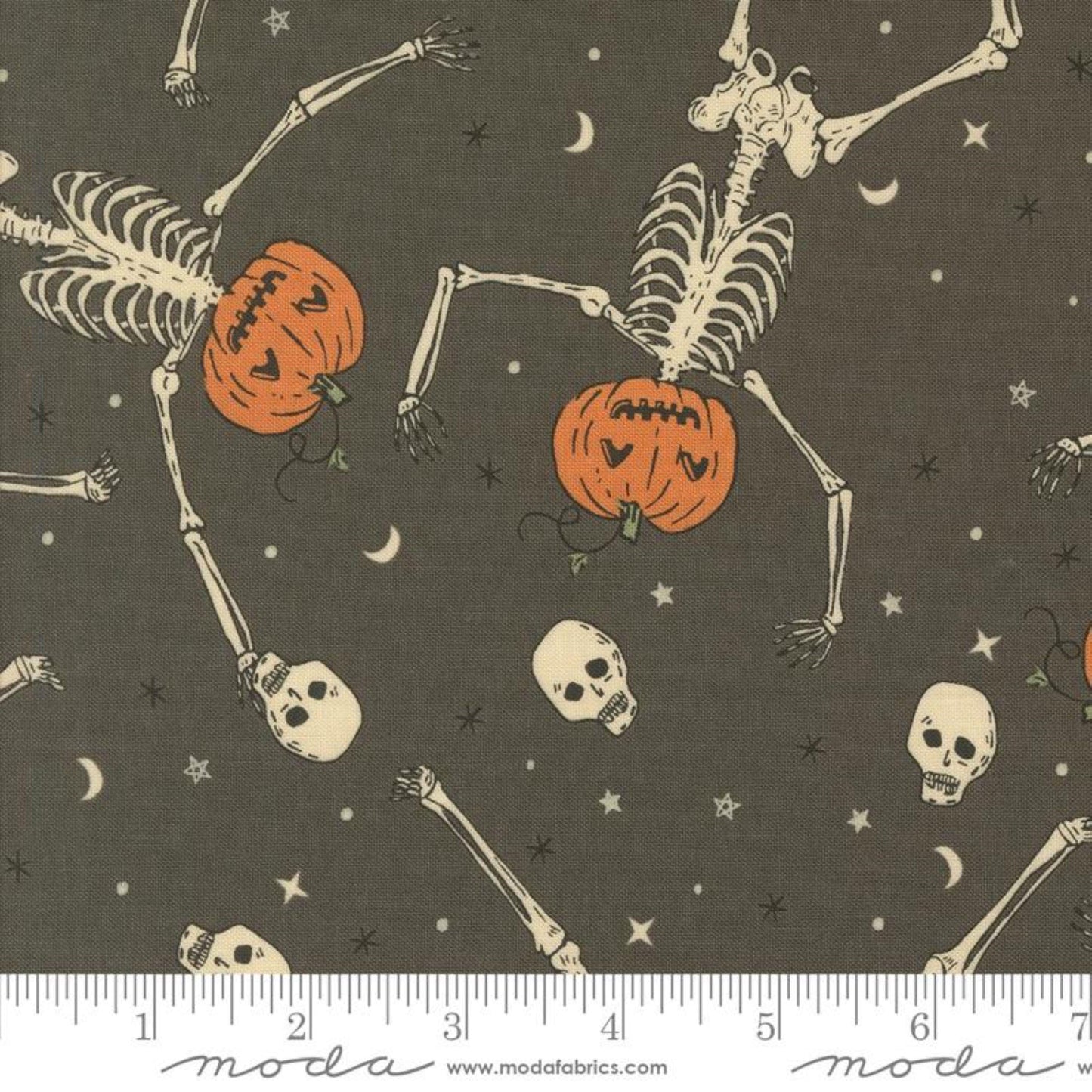 Dancing Pumpkins Stone Home Sweet Haunt Stacy Iest Hsu Moda Fabric Fetish