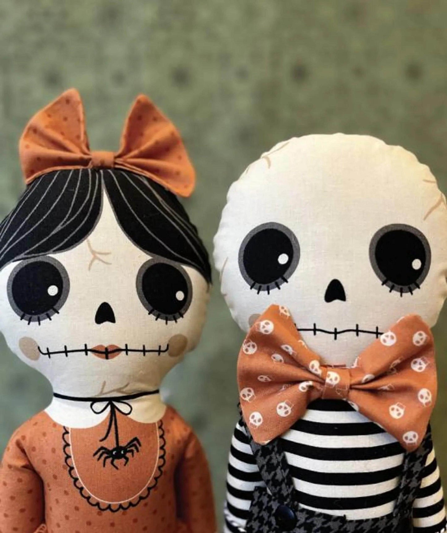Skelly Dolls Cut and Sew Panel - Panel 36" x 44" - Stacy Iest Hsu - Moda