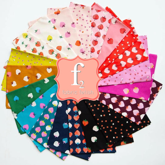 Strawberry 20 pcs Bundle Kimberly Kight Ruby Star Society Moda Fabric Fetish