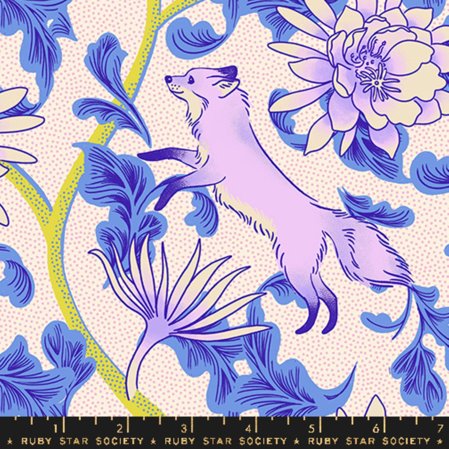 Fox Bloom Natural Glow Garden Sarah Watts Ruby Star Society Moda Fabric Fetish