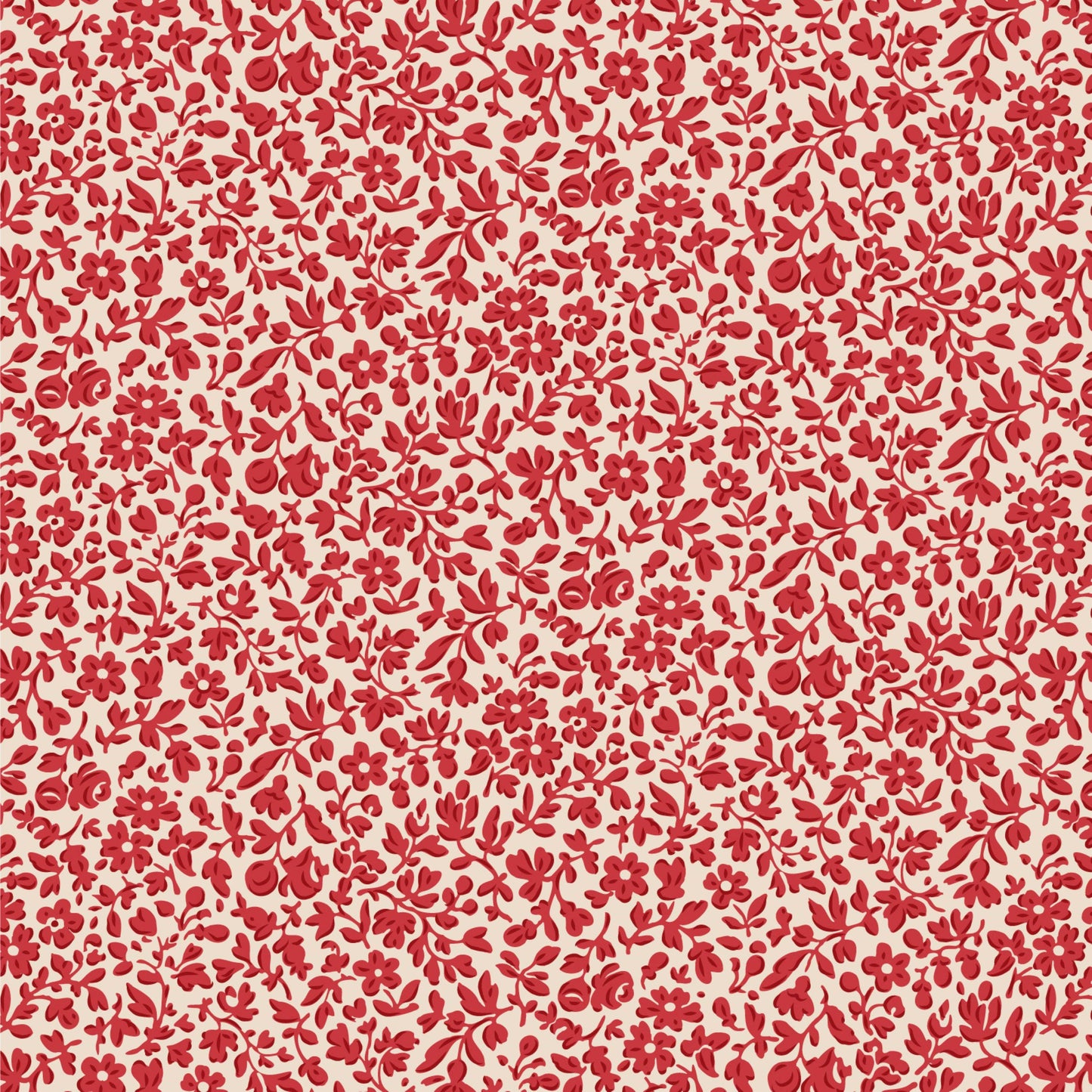 Eve Red Blender Merry Little Christmas Tilda Fabric Tone Finnanger Fabric Fetish