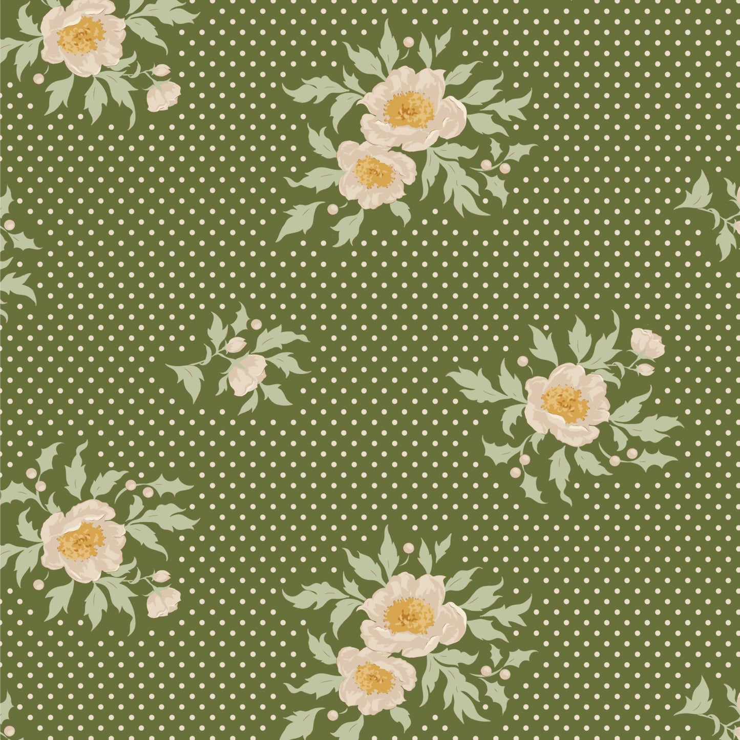 Joy Pine Merry Little Christmas Tilda Fabric Tone Finnanger Fabric Fetish