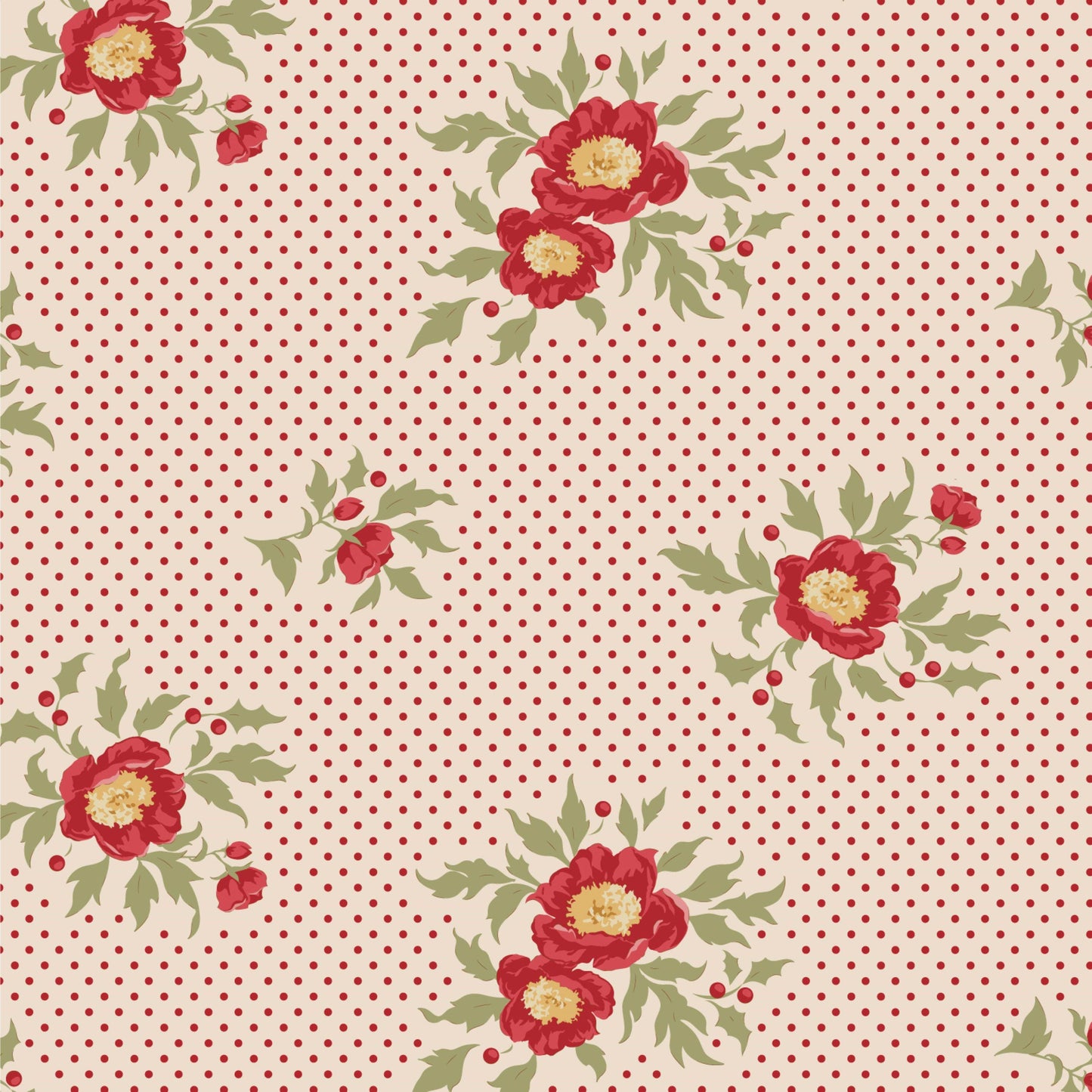 Joy Cream Merry Little Christmas Tilda Fabric Tone Finnanger Fabric Fetish