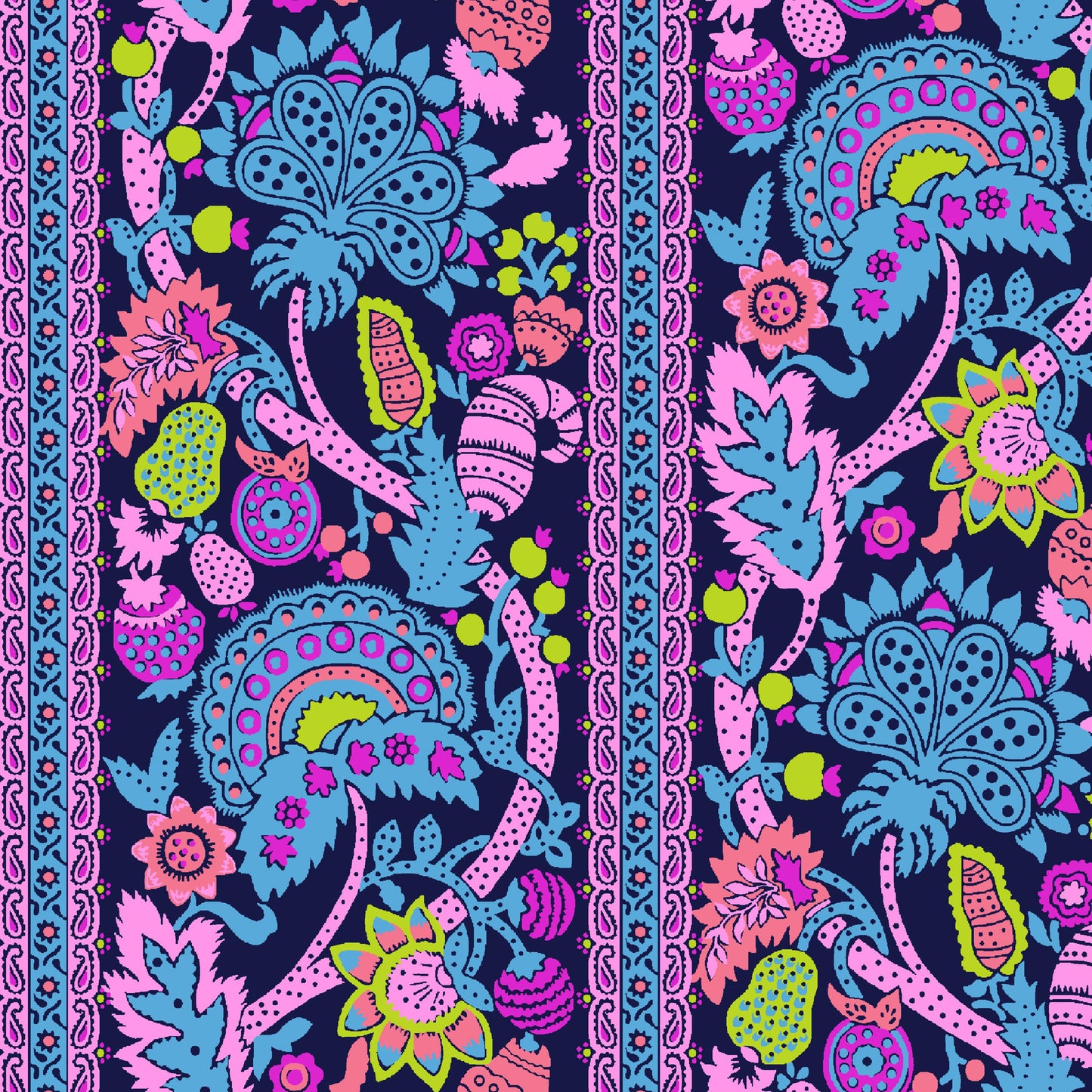 Pauline Midnight Sweet Talk Jennifer Paganelli Windham Fabrics Fabric Fetish