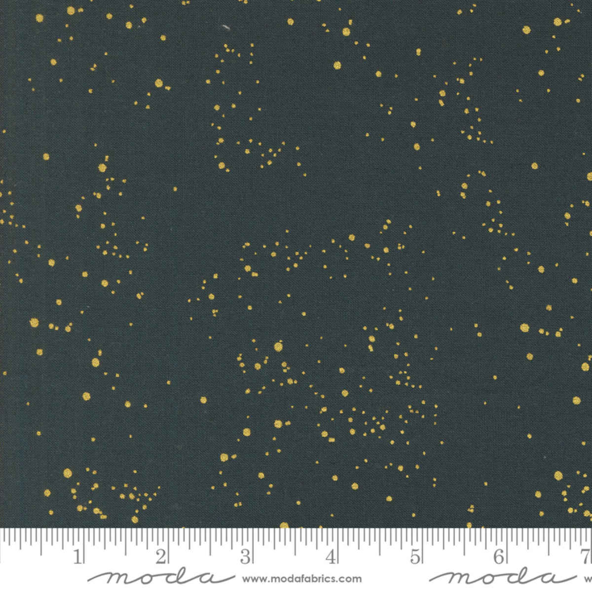 Speckled Sky Midnight Blender GOLD METALLIC Old World Yuletide Fancy That Design House Moda Fabric Fetish