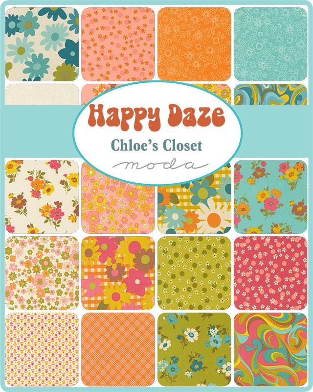 Happy Daze - 35 Piece Fat Quarter Bundle - Chloe's Closet - Moda Fabrics