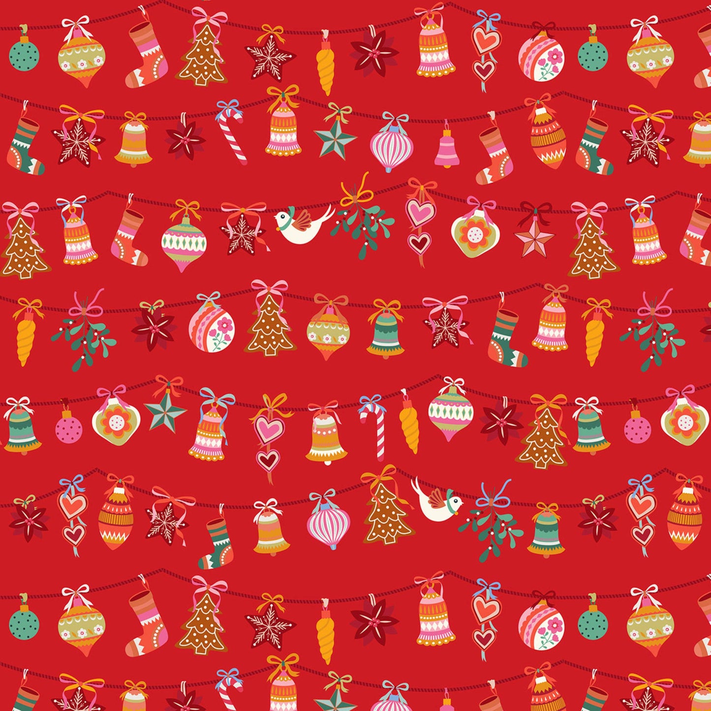 Garlands Deck the Halls Bethan Janine Thread & Ink Fabric Fetish