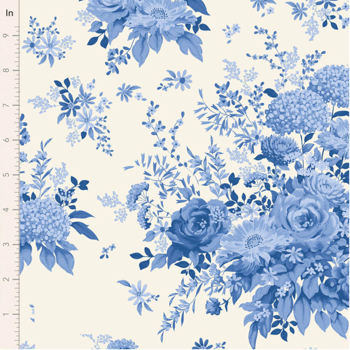 Wildgarden Blue Something Blue Tone Finnanger Tilda Fabric Fabric Fetish