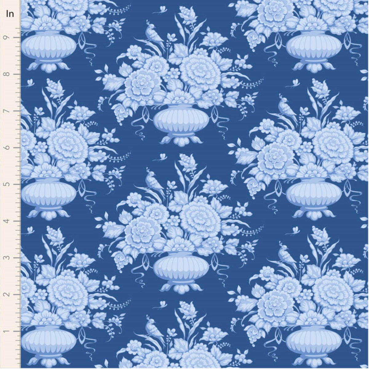 Afina Denim Something Blue Tone Finnanger Tilda Fabric Fabric Fetish
