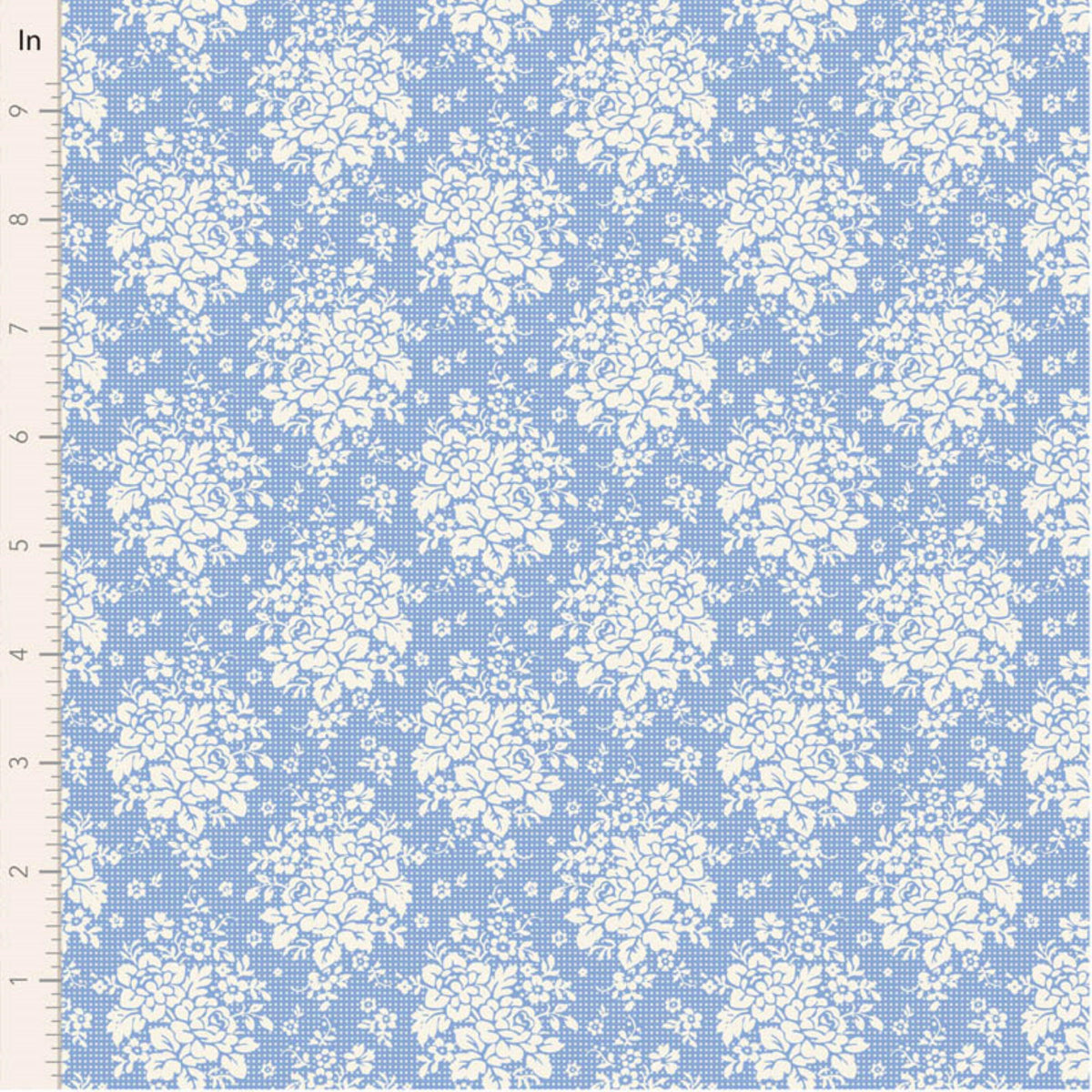 Picknic Sky Something Blue Tone Finnanger Tilda Fabric Fabric Fetish
