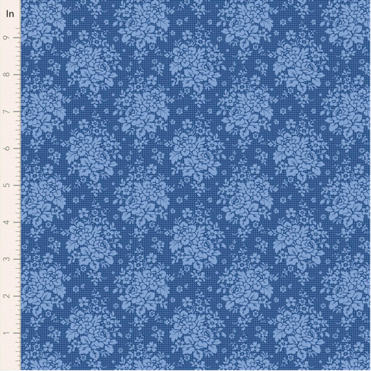 Picknic Denim Something Blue Tone Finnanger Tilda Fabric Fabric Fetish