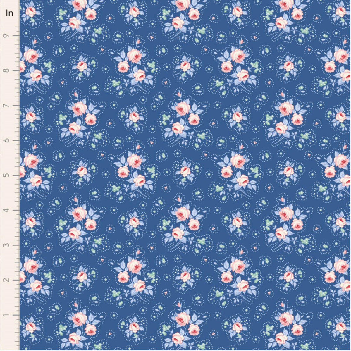 First Kiss Denim Something Blue Tone Finnanger Tilda Fabric Fabric Fetish
