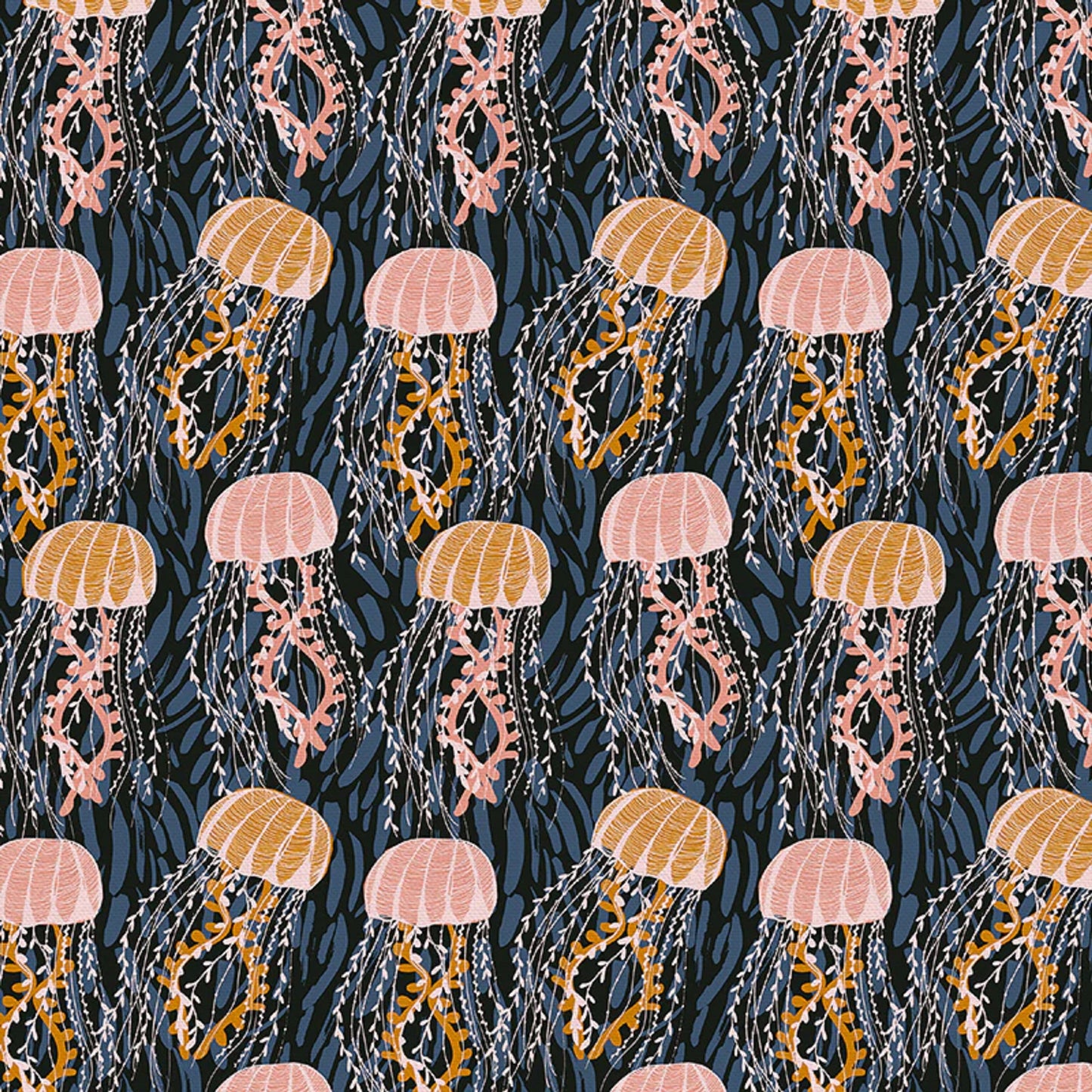 Paintbrush Studio Fabrics - Lisa Dolson - Ocean Adventures - Flat Fat Quarter Stack Bundle 12pcs