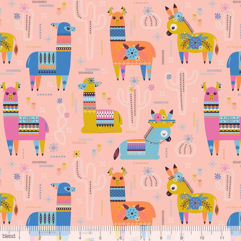 blend fabrics fiesta amigos peach Fabric Fetish