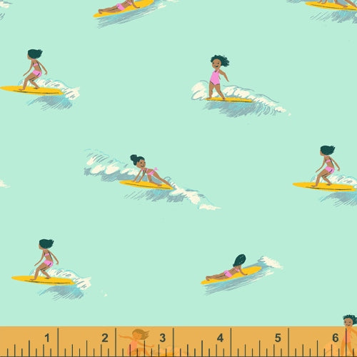 windham fabrics malibu heather ross tiny surfers sea foam quilterscotton 52146 6 Fabric Fetish