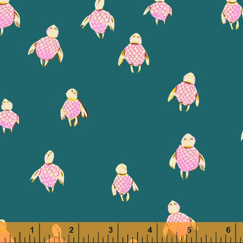 windham fabrics malibu heather ross sea turtles dark teal quilters cotton 52150 17 Fabric Fetish