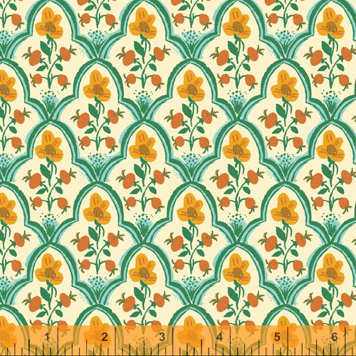 windham fabrics malibu heather ross wood block ocean quilters cotton 52151 1 Fabric Fetish