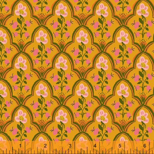 windham fabrics malibu heather ross wood block olive quilters cotton 52151 20 Fabric Fetish