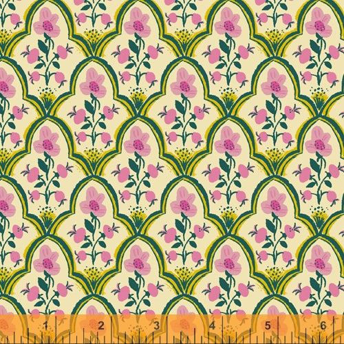 windham fabrics malibu heather ross wood block pink quilters cotton 52151 7 Fabric Fetish