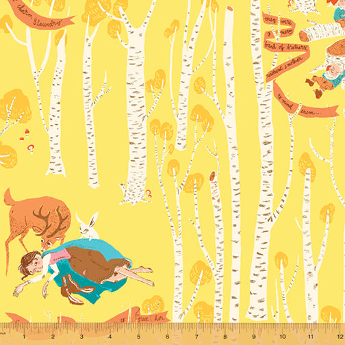 windham fabrics far far away 3 heather ross snow white yellow quilters cotton 52752 4 Fabric Fetish