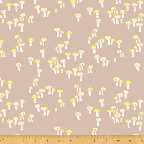 windham fabrics far far away 3 heather ross mushrooms taupe quilters cotton 52756 11 Fabric Fetish