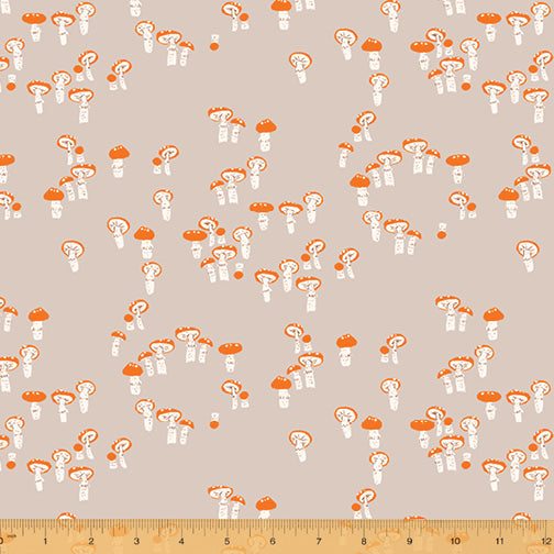 windham fabrics far far away 3 heather ross mushrooms grey quilters cotton 52756 3 Fabric Fetish