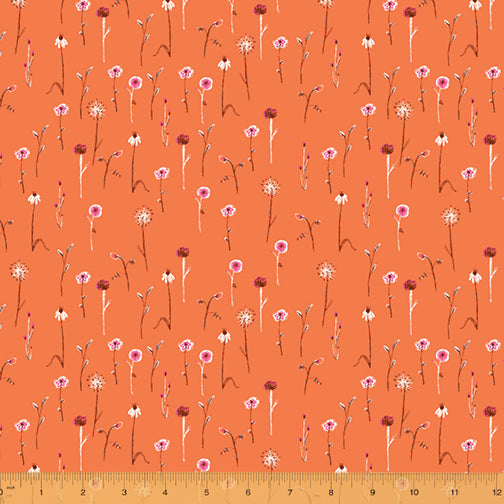 windham fabrics far far away 3 heather ross wildflowers orange quilters cotton 52757 12 Fabric Fetish