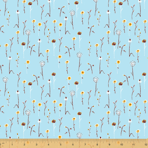 windham fabrics far far away 3 heather ross wildflowers light blue quilters cotton 52757 14 Fabric Fetish