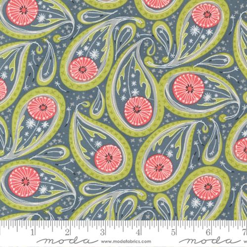 Paisly Paisly Graphite Dandi Duo Robin Pickens Moda Fabric Fetish