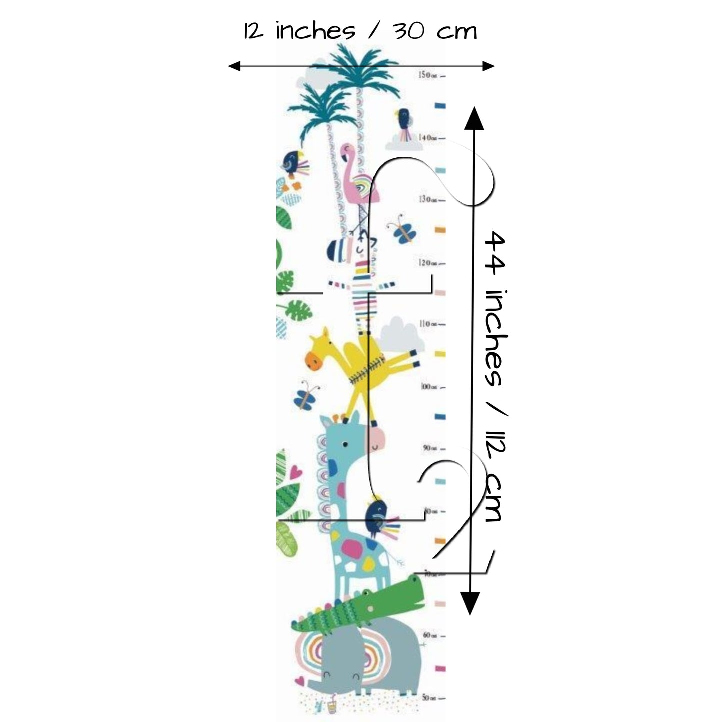 dashwood studio rainbow friends height chart panel stephanie thannhauser quilters cotton rbow1788 Fabric Fetish