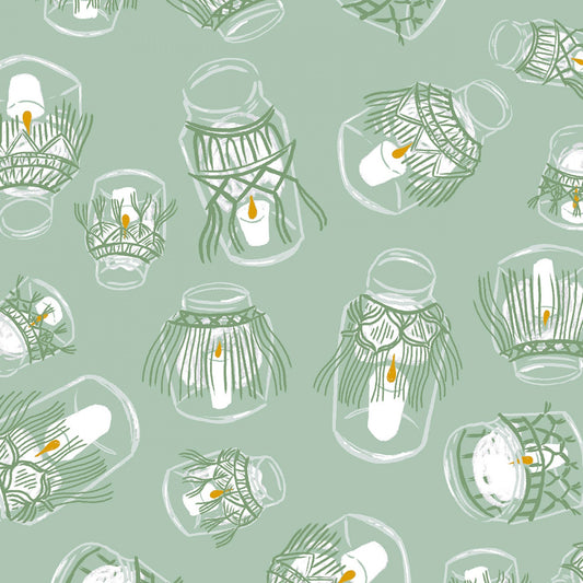 dear stella llama lands glowing jars lichen Fabric Fetish