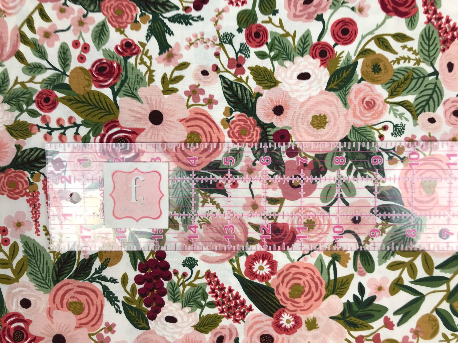 rifle paper co cotton steel garden party garden party rose Fabric Fetish