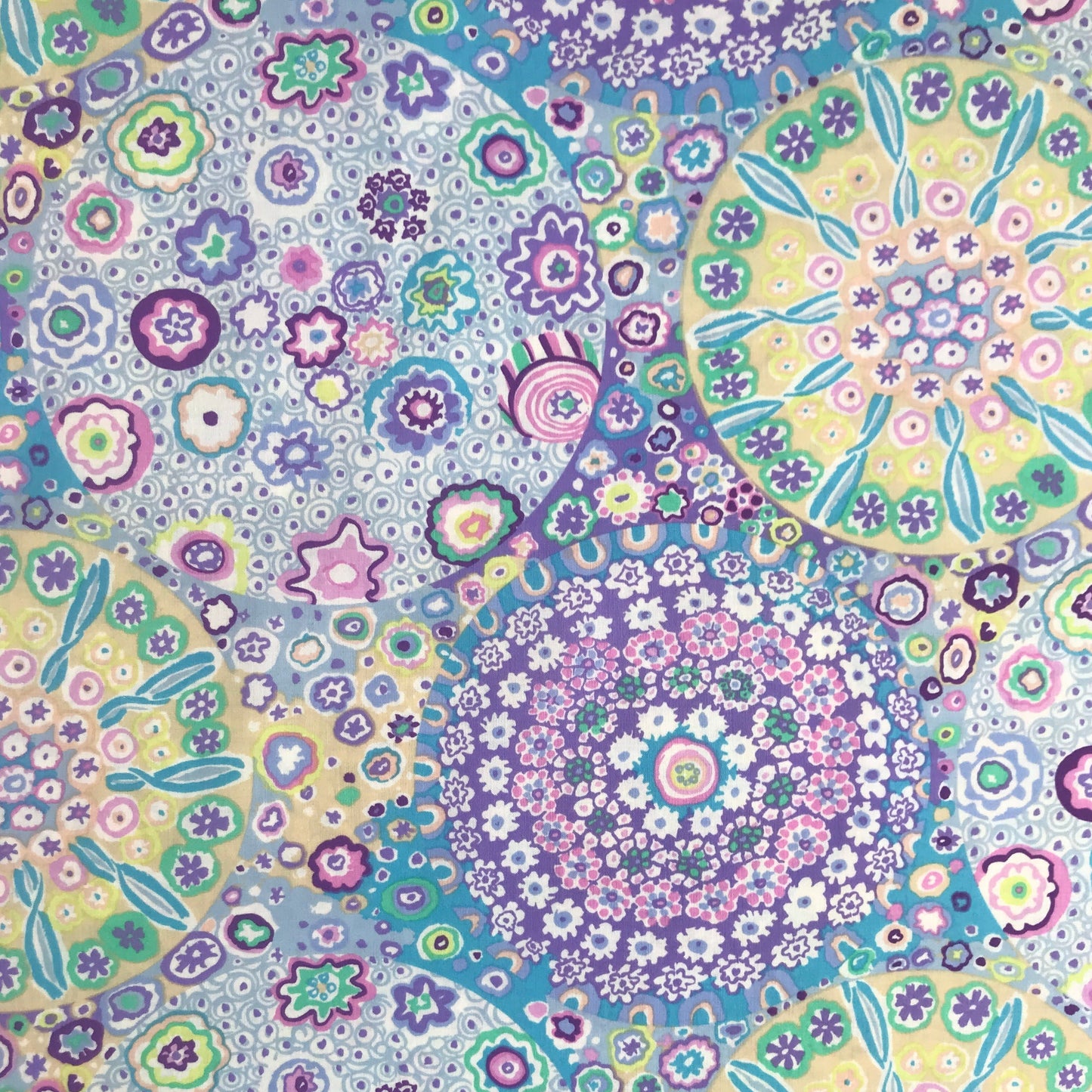 Kaffe Fassett Millefiore Lilac Fabric Fetish