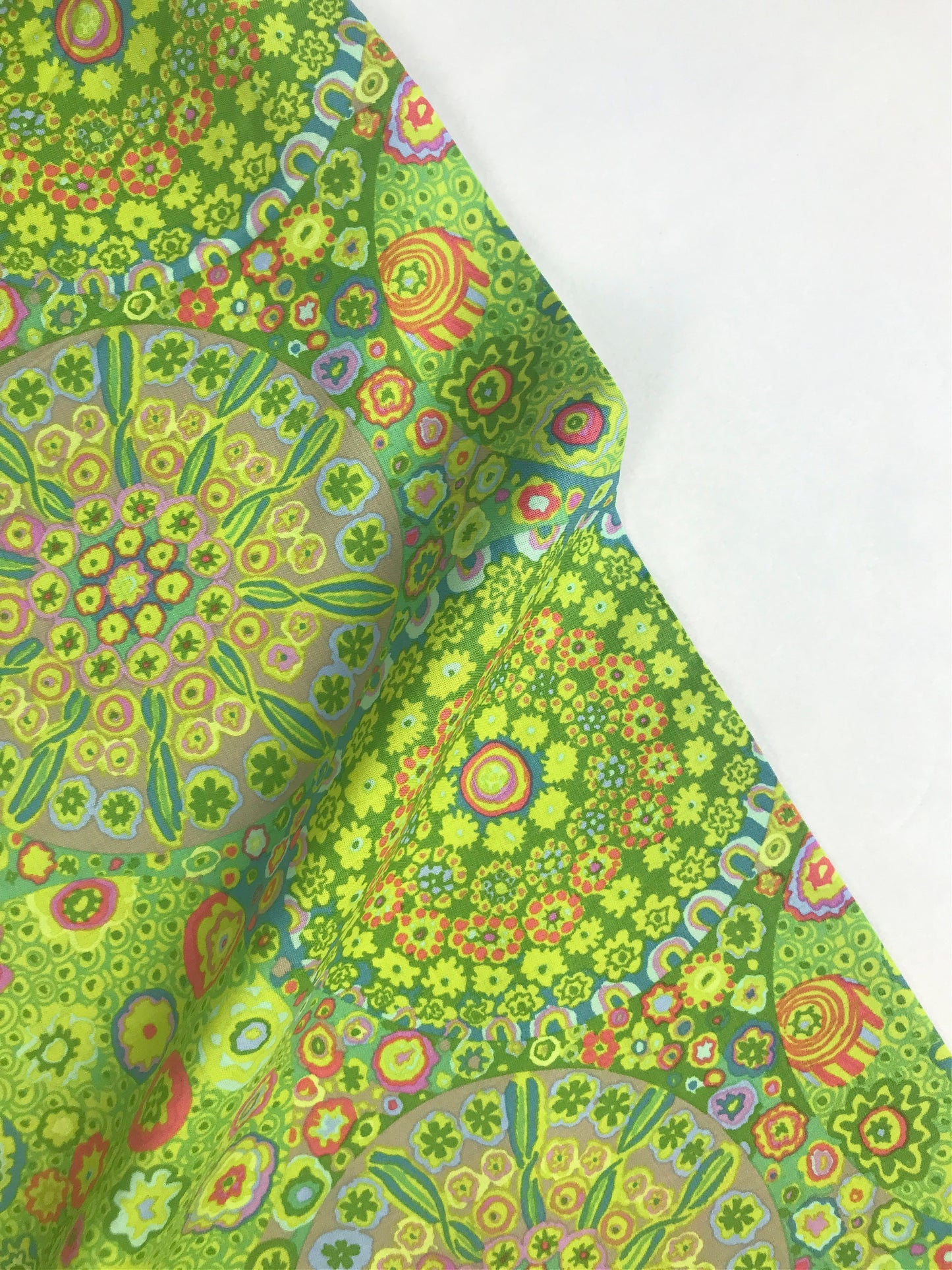 freespirit fabrics kaffe fassett collective kaffe fassett millefiore green 100 quilters cotton Fabric Fetish