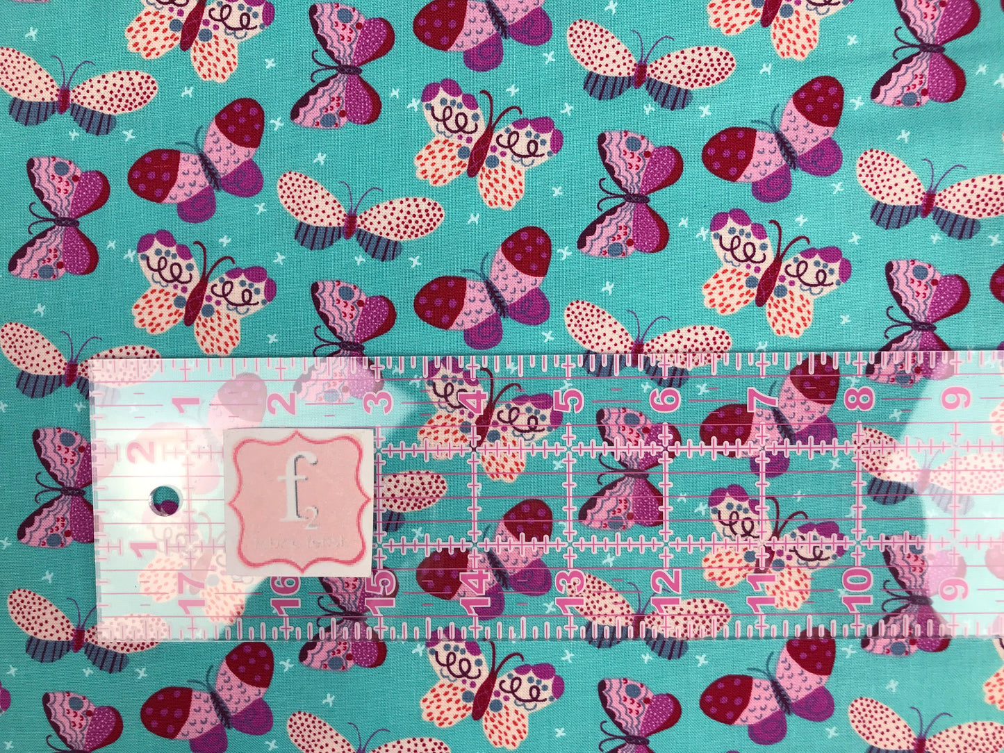 freespirit monika forsberg homeward flitting friends mini aqua Fabric Fetish