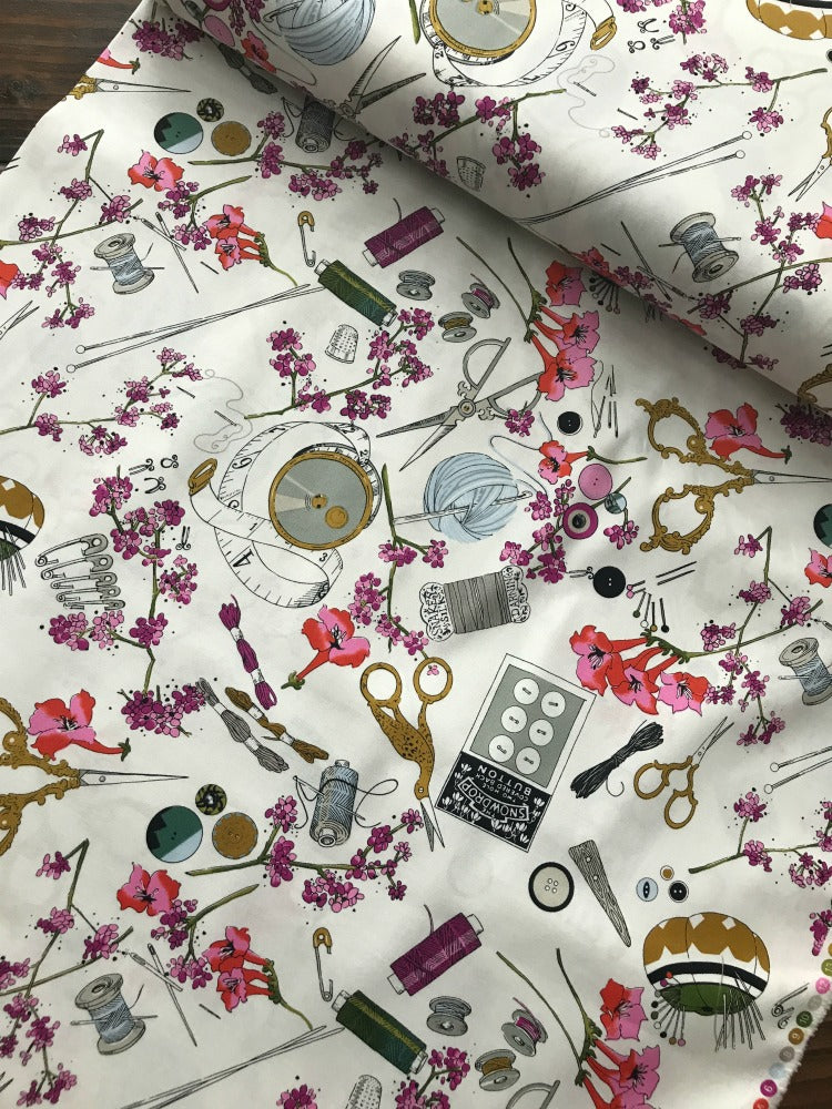 alexander henry fabrics the ghastlies a ghastlie nation snapdragon Fabric Fetish