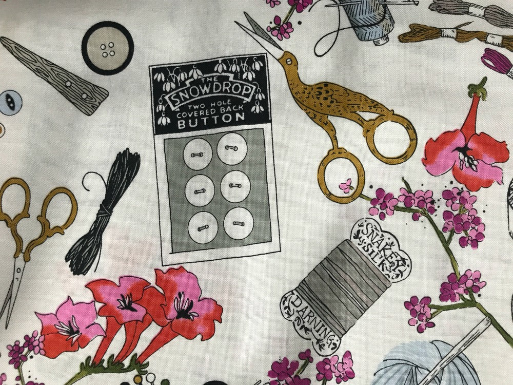 alexander henry fabrics the ghastlies a ghastlie nation snapdragon Fabric Fetish